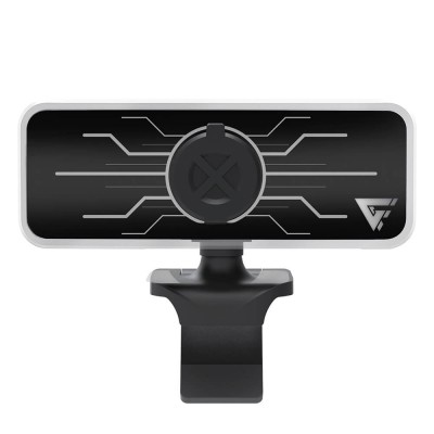 Cámara web Webcam GAME FACTOR WG400 - 1080p, USB, Negro, Micrófono Integrado.