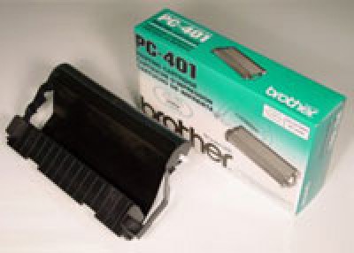 Cartucho de cinta BROTHER PC401 - Negro