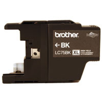 Cartucho BROTHER LC75BK - Negro, Inyección de tinta