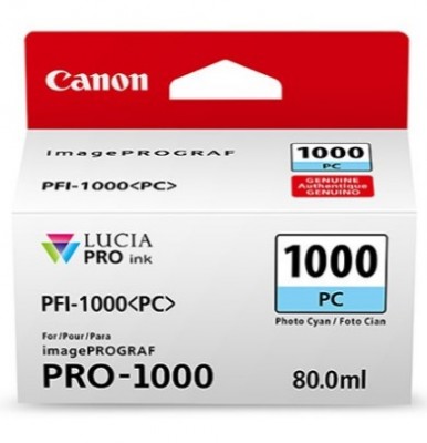 Tanque CANON PFI-1000 PC - Cian