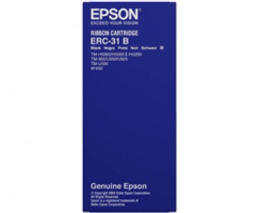 Cinta EPSON ERC-31B - Matriz de punto, Negro