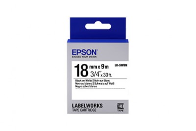 Cinta EPSON LK-5WBN - Negro, Epson