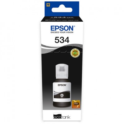 Botella de Tinta EPSON T534 - Negro, Botella