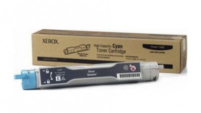 Cartucho tóner XEROX - 34000 páginas, Cian, Laser
