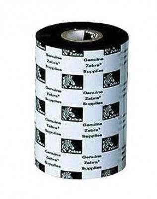Ribbon 1600 Wax ZEBRA - 83 mm x 450 m. Centro 1 pulgada para Impresoras Tabletop (Industriales), Pieza unitaria