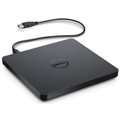 Unidad de DVD Externo DELL Unidad/Quemador - Negro, USB 2.0, DVD±RW