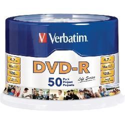 Disco DVD-R VERBATIM - DVD-R, 50, 120 min
