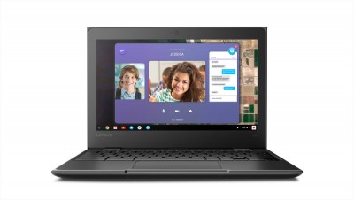 Laptop LENOVO 100E Chrome - 11.6 pulgadas, Intel Celeron, N3350, 4 GB, Google Chrome, 32 GB