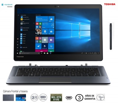 Laptop Dynabook-Toshiba PT17CU-0S501N - 13.3 pulgadas, Intel Core i5, i5-8250U, 8 GB, Windows 10 Pro, 256 GB
