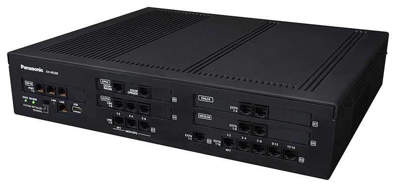 CONMUTADOR HÍBRIDO INTELIGENTE PANASONIC KX-NS500LA 6x18 -