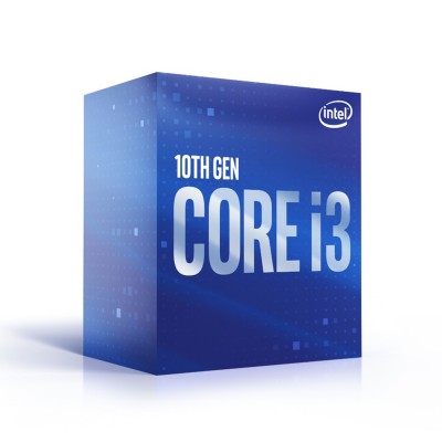 Microprocesador Comet Lake INTEL BX8070110100 - Intel Core i3-10100, 3.60 GHz (4.30 GHz Turbo), 4 núcleos, LGA 1200, 6 MB