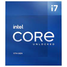 Procesador Intel Core i7-11700K 3.60GHz - 8 núcleos Socket 1200, 16 MB Caché. Rocket Lake. (REQUIERE VENTILADOR. COMPATIBLE SOLO CON MB CHIPSET 500)