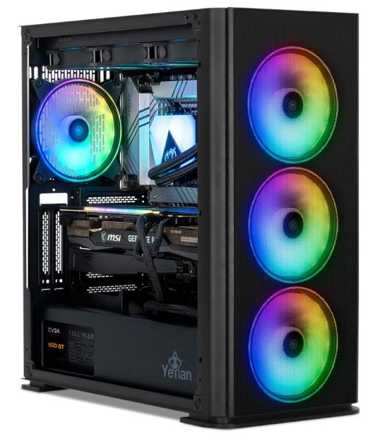 PC de escritorio Gaming Yeyian YPI-ODAX13-01 - Intel Core i9, 32 GB, 2 TB, RTX 3070, Windows 11 Home