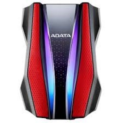 Disco Duro Externo ADATA HD770G - 2 TB, USB 3.2 Gen 1, 2.5 pulgadas, Rojo