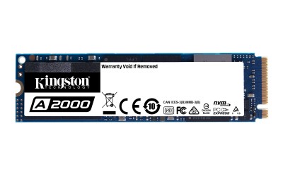 SSD SA2000M8/500G Kingston Technology - 500 GB, PCI Express 3.0, 2200 MB/s, 2000 MB/s, NVMe.