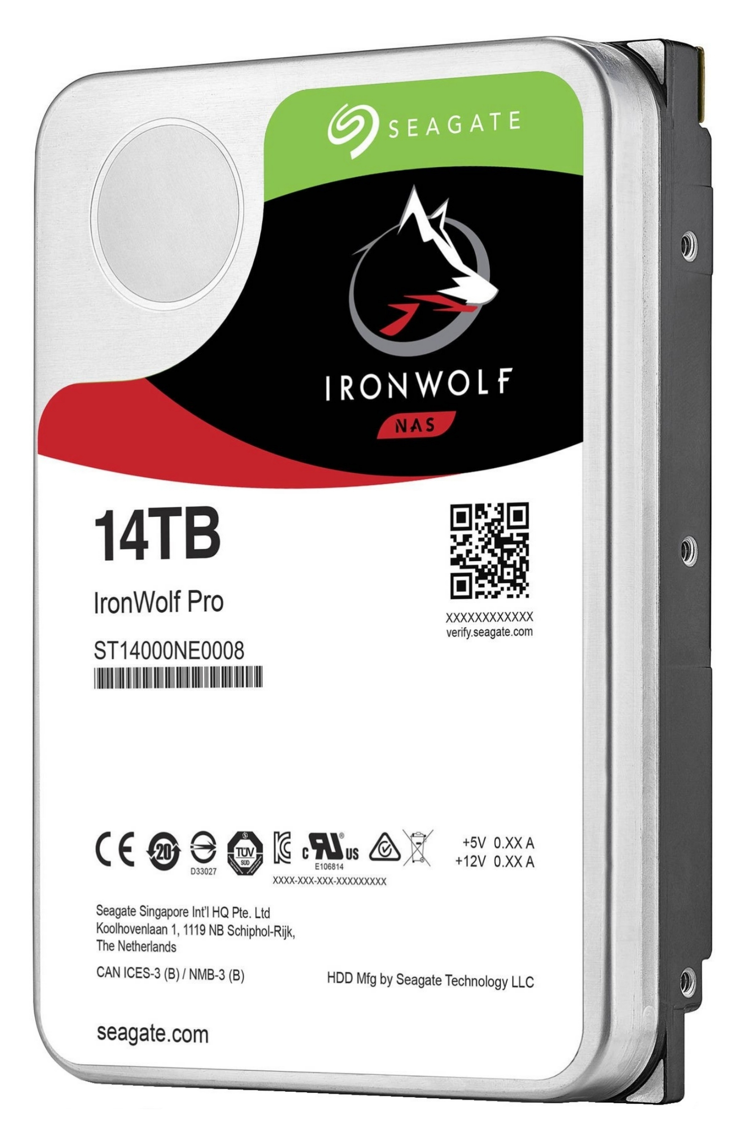 Disco Duro interno SEAGATE ST14000NE0008 - 14 TB, Serial ATA III, 7200 RPM