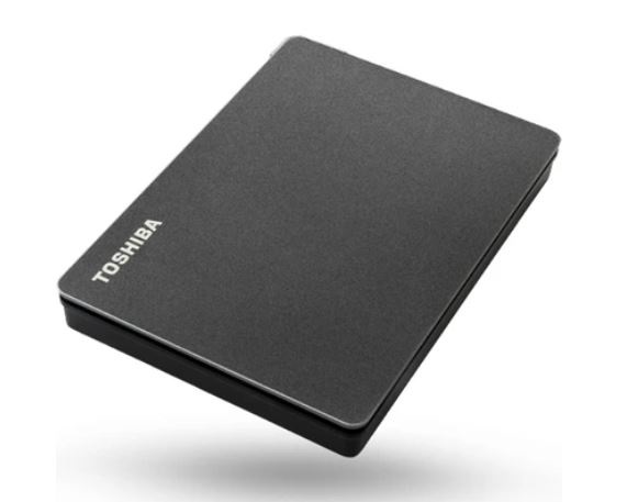 Disco Duro Externo  TOSHIBA Canvio Gaming - 4 TB, USB 3.0, 2.5 pulgadas, Negro