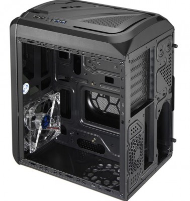 Gabinete AEROCOOL GT-RS Black - Cubo, ATX, Micro-ATX, Mini-ITX, Negro