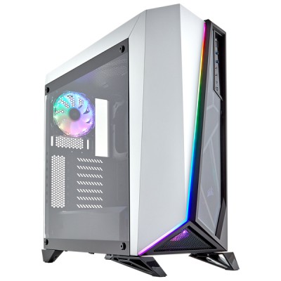 Gabinete CORSAIR CC-9011141-WW - Midi-Tower, PC, ATX, Micro ATX, Mini-ITX, Negro, Blanco