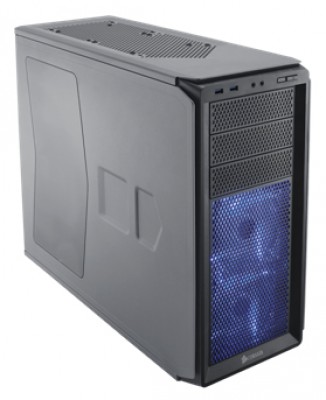 Corsair CC-9011040-WW - Midi-Tower, PC, 1x 120 mm, 1x 120 mm, ATX, Negro, Gris