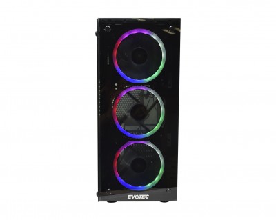 Gabinete EVOTEC ev-1007 - Torre, Gabinete, ATX, Negro, 600 W
