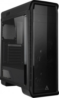Gabinete ACTECK VOLTA X GP001 - Media torre, Gabinete, Acero + Acri?lico, ATX, Micro-ATX, Mini-ITX, Negro