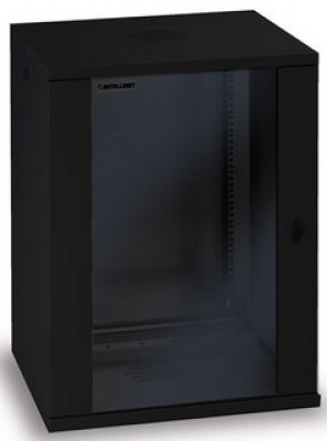 Gabinete INTELLINET 711951 - Negro, Bastidor de pared, 60 kg, 15U