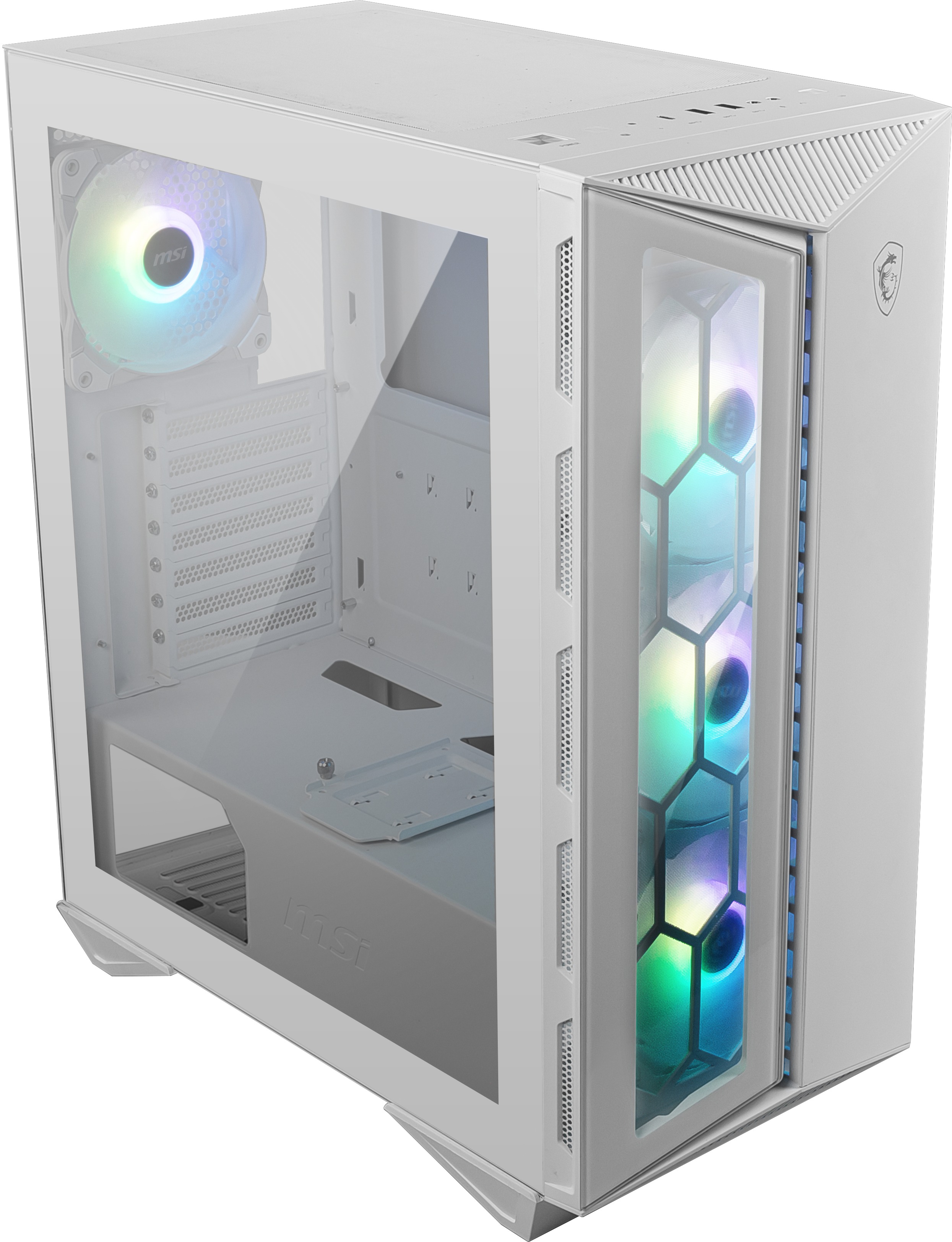 Gabinete Gamer  MSI MPG GUNGNIR 110R WHITE - Gabinete, ATX, Micro-ATX, Mini-ITX, Blanco