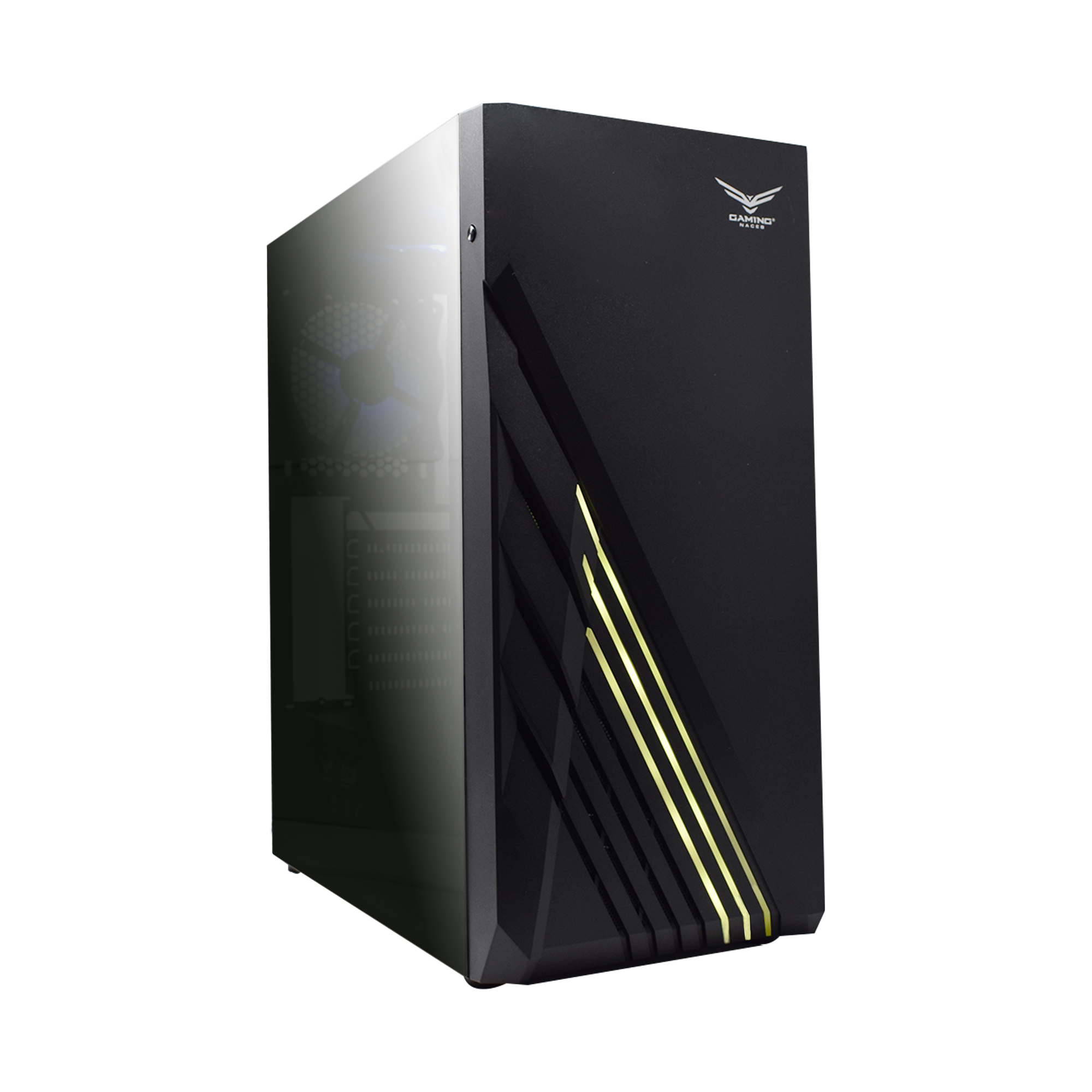Gabinete Gaming Naceb Technology NA-0612 - Gabinete, Negro