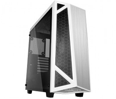 Gabinete Gaming RAIDMAX SIGMA - Torre, PC, ATX, Micro-ATX, Mini-ITX, Color blanco