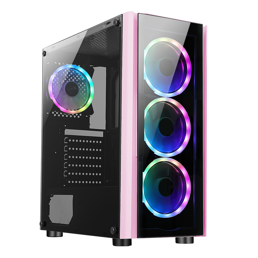 Gabinete XZEAL XZ110-1 ROSA. XZCGB12P. -
