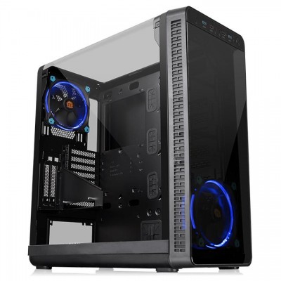 Gabinete THERMALTAKE View 37 Riing Edition - Midi-Tower, PC, ATX, EATX, Micro-ATX, Mini-ITX, Negro