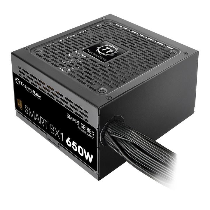Fuente de Poder Thermaltake Smart BX1 650W 80+ Bronce PS-SPD-0650NNFABU-1 - Color Negro