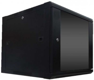Gabinete de Pared WAM WAM-WC12UR - Negro, 12U, 23 Kg