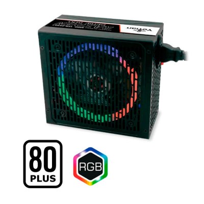 Fuente De Poder YEYIAN YFR-45901 RAIDEN 500W 80 Plus White RGB ATX -