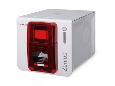 Impresora para tarjetas PVC EVOLIS ZENIUS - Transferencia térmica, 300 x 300 DPI, LED