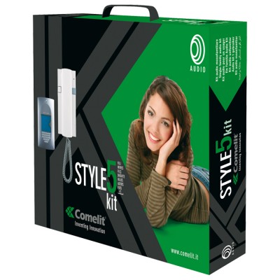 Kit de video vigilancia COMELIT - Gris, Color blanco