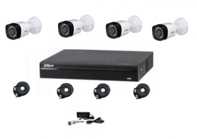 Kit XVR Pentahíbrido Dahua Technology KIT-CT - Negro, Color blanco