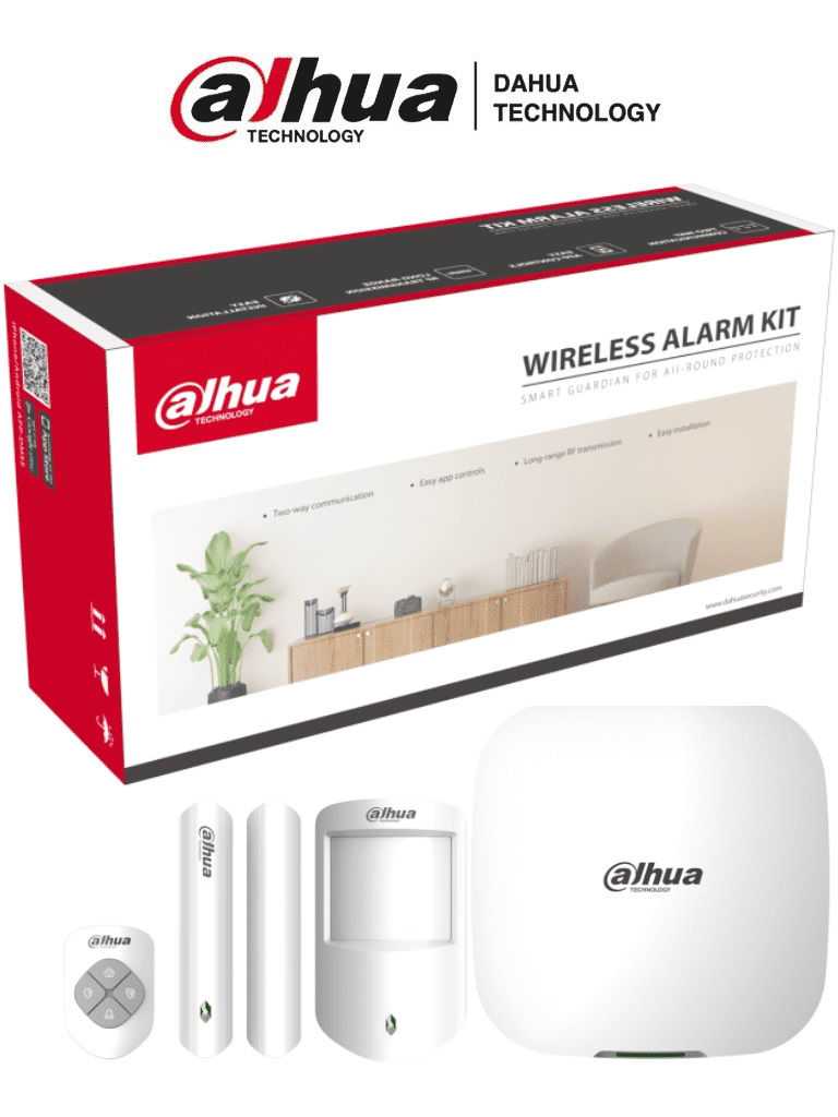 Kit de Alarma  Dahua Technology DHI-ART-ARC3000H-03-W2 - Blanco NO ES COMPATIBLE CON DISPOSITIVOS HUAWEI