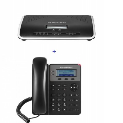 Paquete Grandstream Grandstream UCM6202 + 8 GXP1615 -