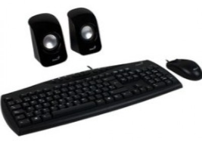 Kit de teclado y mouse GENIUS KMS-U115 - Negro, 800 DPI