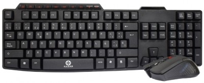 Kit de teclado y mouse Naceb Technology - Negro