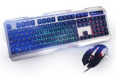 Kit de Teclado y Mouse Gaming Naceb Technology NA-0911 - USB, Negro