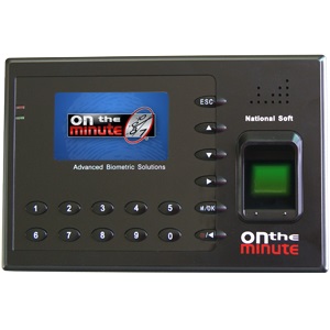 Lector de huella NATIONAL SOFT On The Minute 4.5 - Negro, 300 usuarios, huella, password y proximidad, Si
