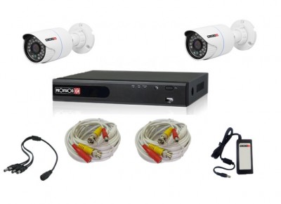 Kit básico Provision-ISR KIT-CERTIFICA-AHD - Negro, Color blanco