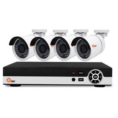 Kit de Video Vigilancia Qian QKC4D41903 - Metal, 4, 1080p (2MP)