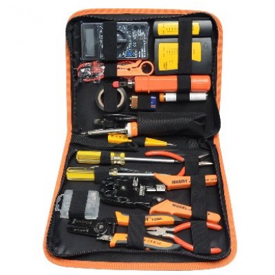 Kit BROBOTIX HERRAMIENTAS PARA RED DE 16 PIEZAS - Negro, Amarillo