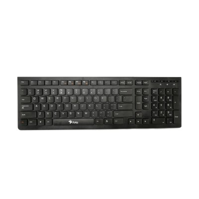 Kit de Teclado y Mouse Stylos STPKTM10404018 - Negro