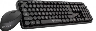 Kit Nifty TechZone combo inalámbrico con conexión USB - mouse 1600 DPI´s, teclado con 104 teclas tipo QWERTY, 1 año de garantía.