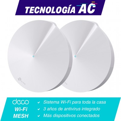 SISTEMA WIFI MESH AC1300 PARA CONEXIONES EN TODO EL HOGAR (DECO M5(2-PACK)) -